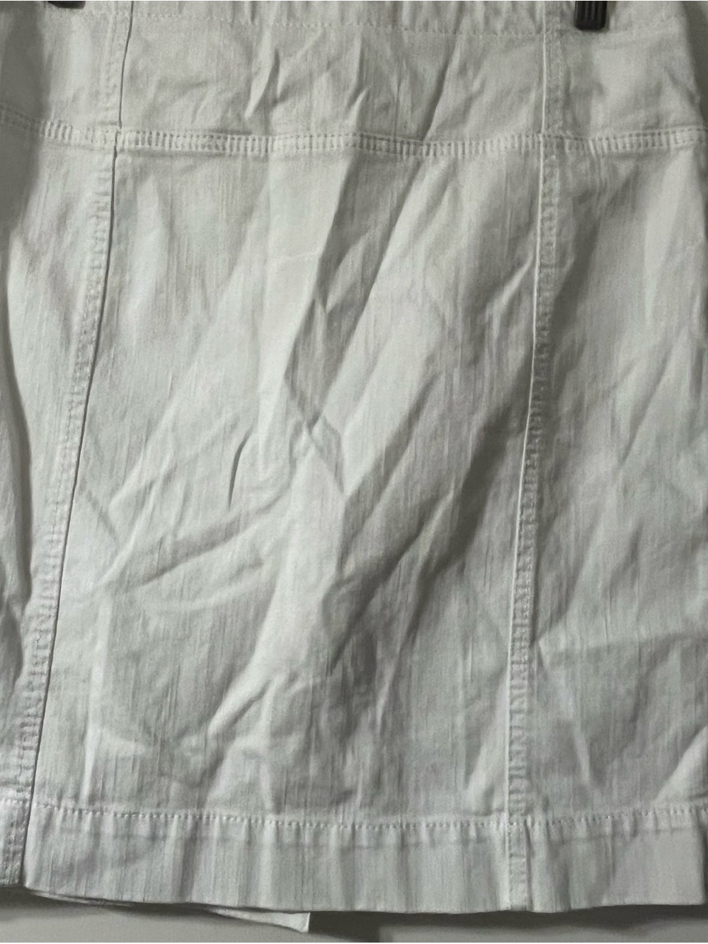 Classic White Women’s Skirt - Clean Panel Design